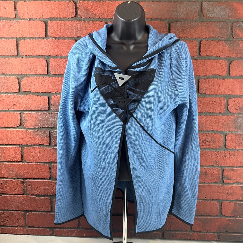 Jaskar Hoodie Womans Small Blue‎ Hooded Lightweight
